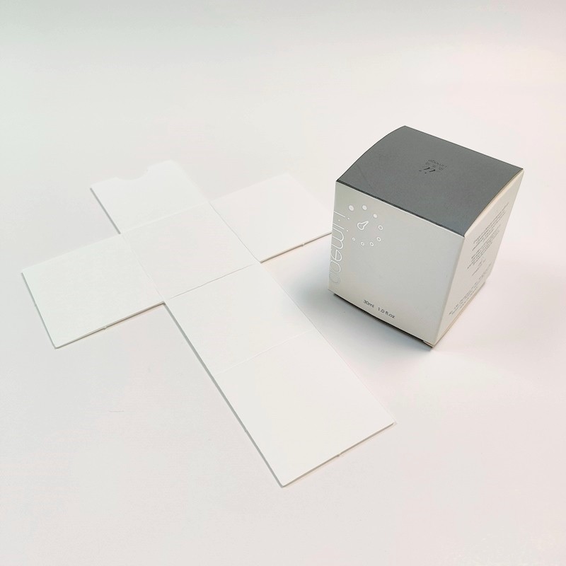 客製化紙折盒-化妝品用內襯+燙銀