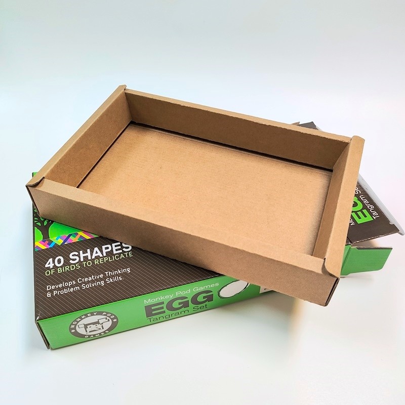 客製化紙折盒-原色E楞+內襯