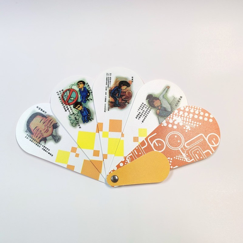 客製化水滴扇子FAN8-WP辦公室運動