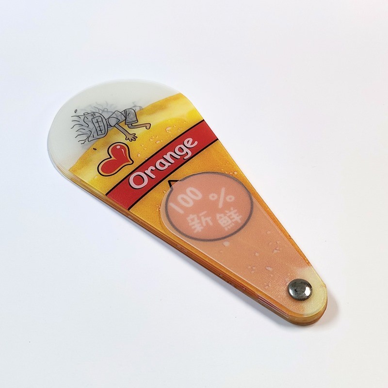 FAN8-TP柳丁客制化透明水滴造型扇子