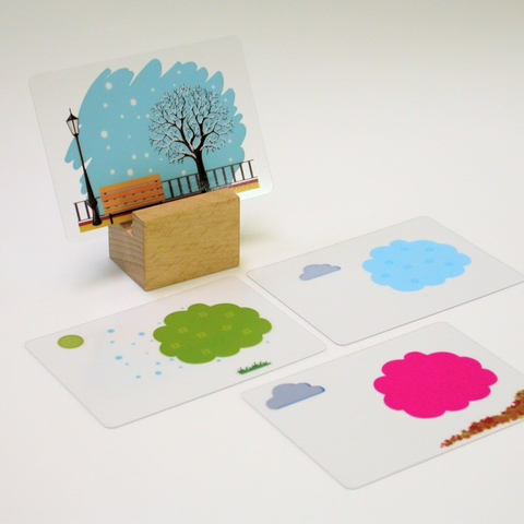 客製化桌遊組T-CARD四季變化