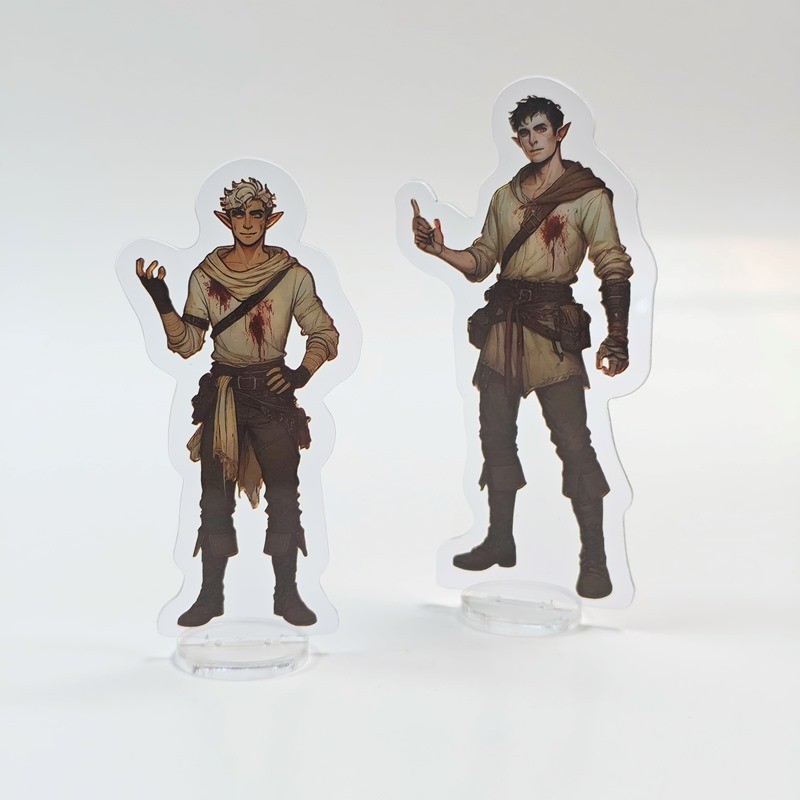 TRPG遊戲角色立牌｜透明PVC客製量產