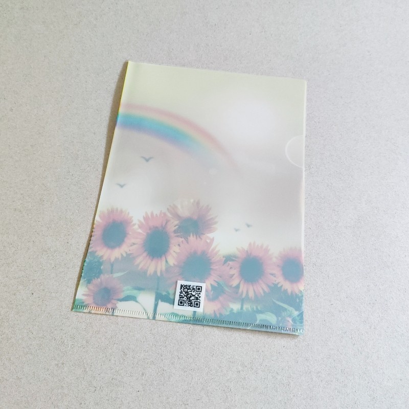 向日葵A5L文件夾|半透明PP UV印刷|客製量產