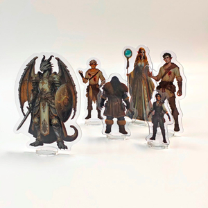 TRPG遊戲角色立牌｜透明PVC客製量產