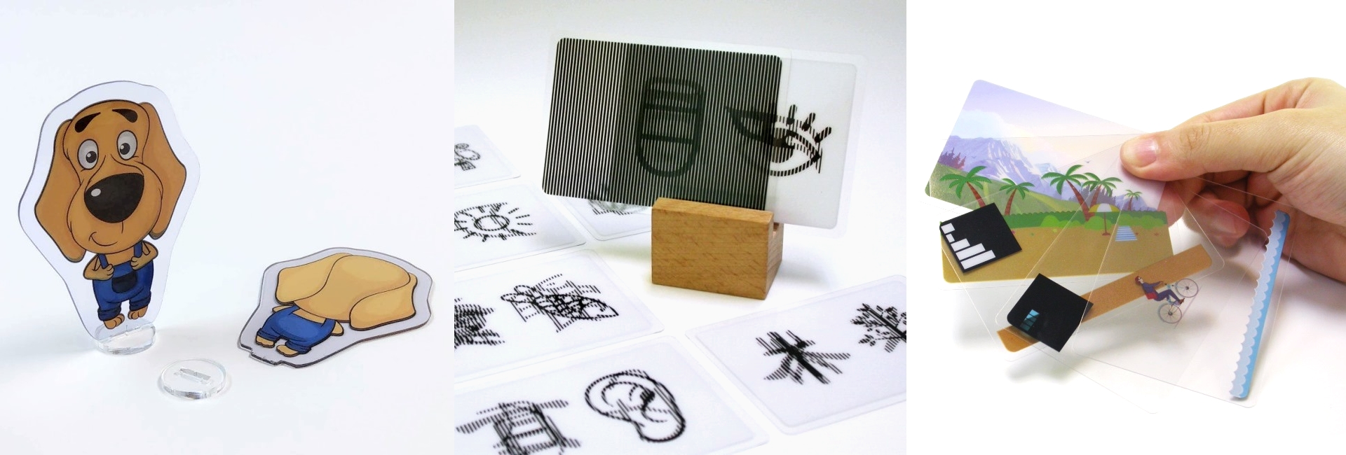 超透明堆疊感遊戲卡/造型雙面特色立牌